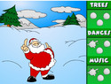 Go to North Pole Dancing Santa