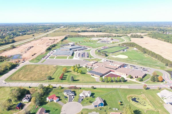 Aerial Campus Photo